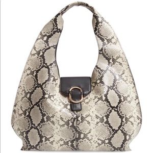 Haya Faux Snake Skin Bag by TOPSHOP